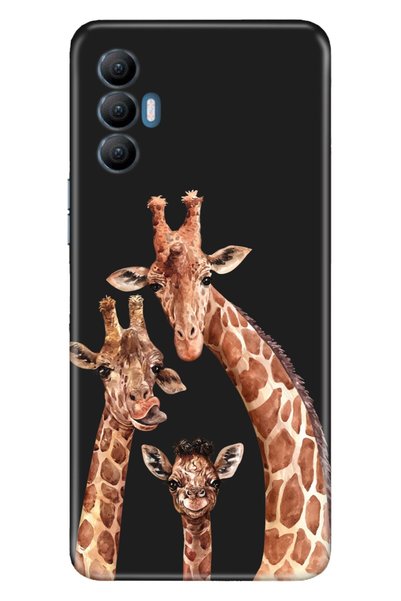 TECNO Spark 8 Pro Case Silicone Tioserisi Patterned Illustrated - Family