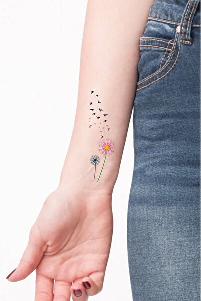 GLANZEND Gerçek Dövme Görünümlü Polen Modelli 3 Boyutlu Tattoo