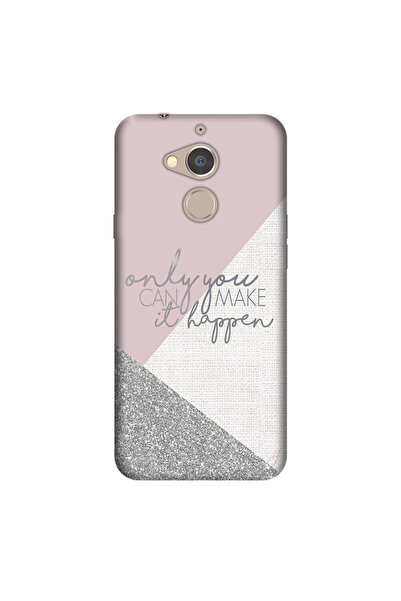 General Mobile Gm 8 Kılıf 0.4mm Lazer Kesim Silikon Kapak Happen