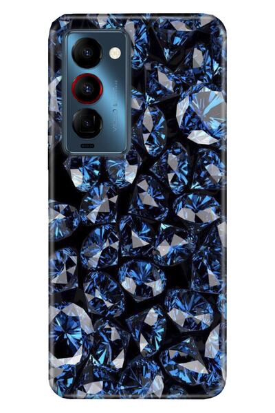 TECNO Camon 18 Uyumlu Premier Kılıf Silikon Moderna Desenli Kristal