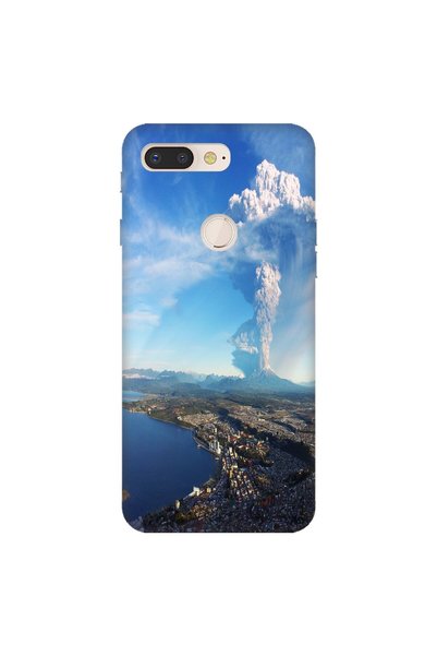 General Mobile Gm 9 Pro Compatible Case 0.4mm Laser Cut Silicone Cover Volcanic