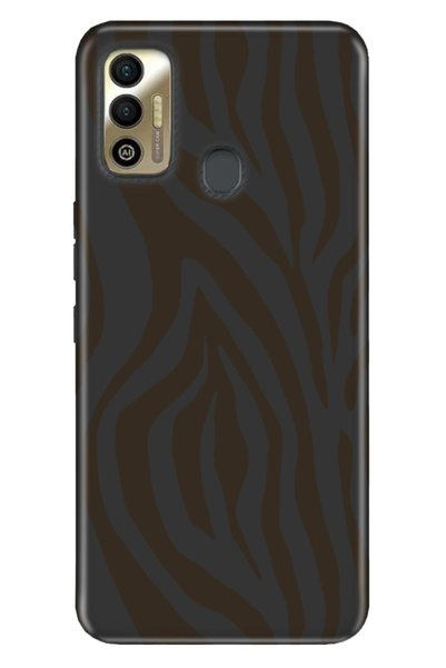 TECNO Spark 7t Case Tioserisi Illustrated Silicone Zebra