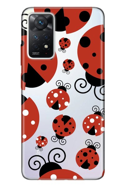 Cekuonline Xiaomi Redmi Note 11 Pro 5g Compatible Case 0.4mm Laser Cut Silico...
