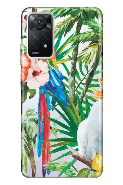 Cekuonline حافظة هاتف Xiaomi Redmi Note 11 Pro متوافقة مع 5G، طلاء سيليكون مق...