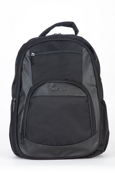 ESCAPE Black School and Daily Backpack with Laptop Compartment