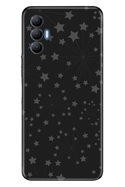 TECNO Spark 8 Pro Uyumlu  Kılıf Silikon Tioserisi Desenli Resimli - Yıldızlar