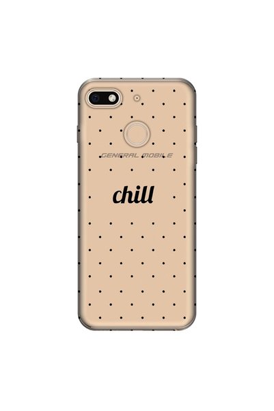 General Mobile Gm 8 Go Compatible Case 0.4mm Laser Cut Silicone Cover Chill