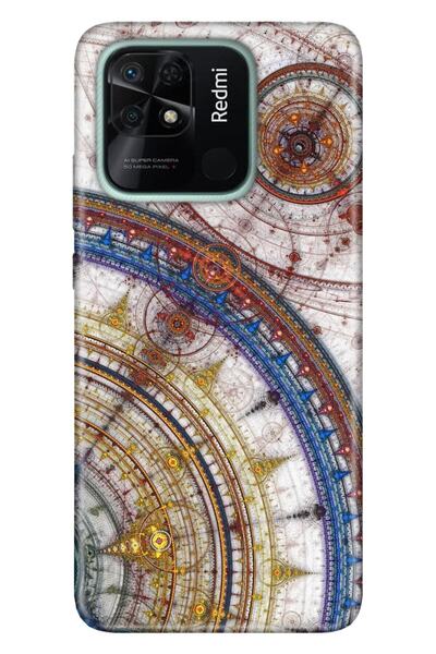 Cekuonline Xiaomi Redmi 10C Case Silicone Tioserisi Patterned Illustrated - T...