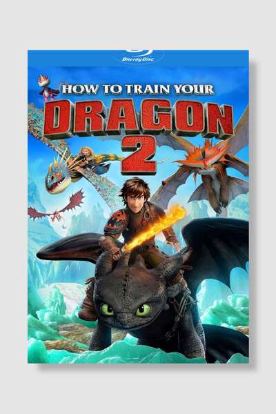 Mudi Store Ejderhanı Nasıl Eğitirsin 2 - How to Train Your Dragon 2 Film Poster