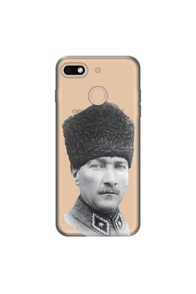 General Mobile Gm 8 Go Case 0.4 mm Laser Cut Silicone Cover Atatürk Paşa