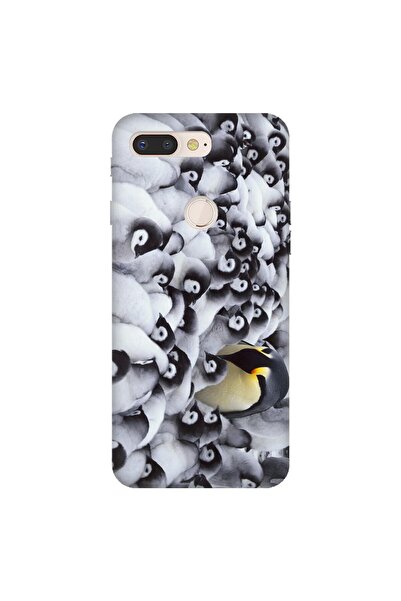 General Mobile Gm 9 Pro Kılıf 0.4mm Lazer Kesim Silikon Kapak Penguenler