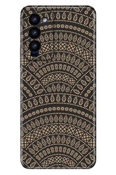 TECNO Camon 18 Kılıf Colored Resimli Silikon Mat Mandala