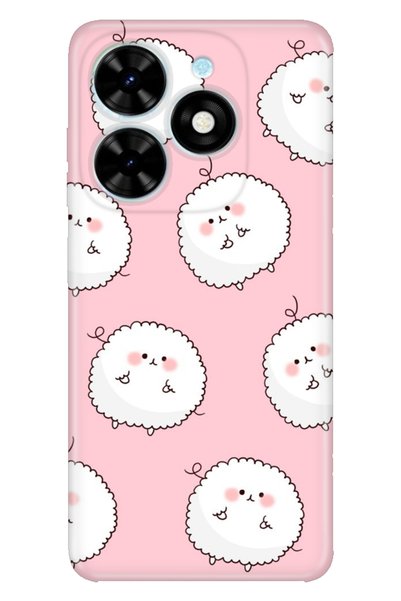 TECNO Spark Go 2024 Compatible Case Pictorial Printed Nano Silicone Chubby Lambs