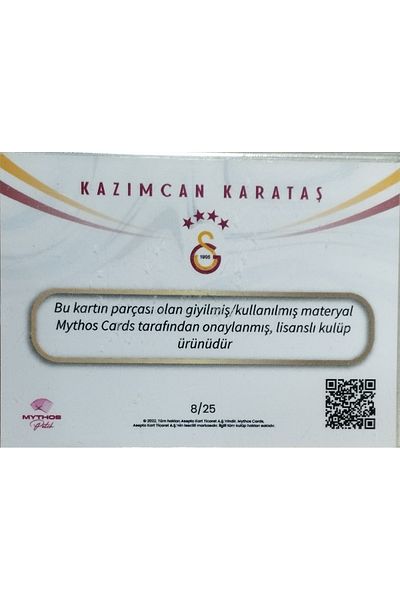 Mythos Cards حفر كان كاراتاش 8/25 رقم بطاقة خاصة