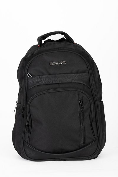 ESCAPE Black School and Daily Backpack with Laptop Compartment