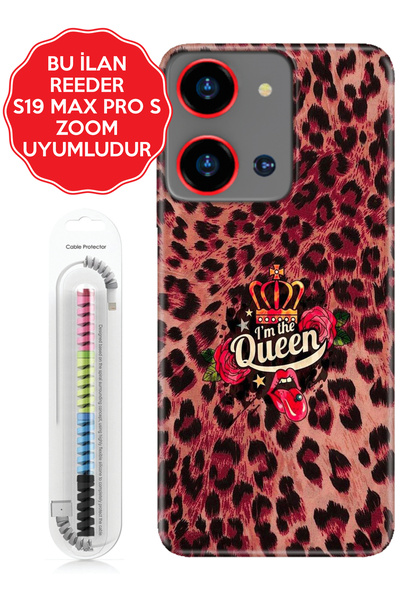 Reeder S19 Max / Pro/ Pro S/ Pro S Zoom / Pro S Edge Kılıf Figürlü Silikon Queen