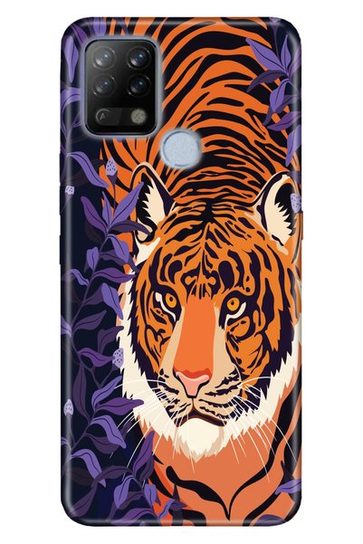 TECNO Pova Case Silicone Moderna Patterned Tiger