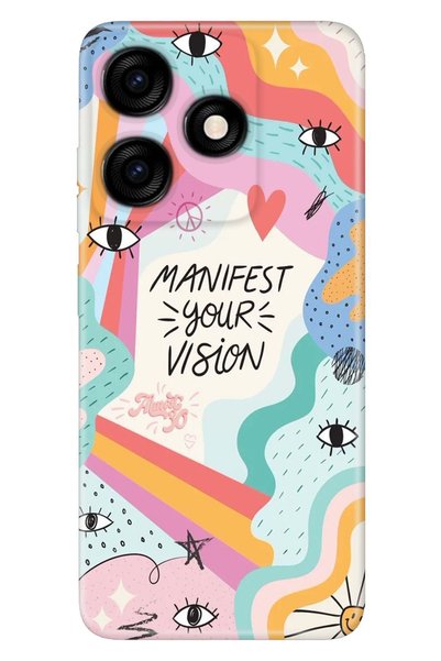 TECNO Spark 10C - Spark 10 4g Case Silicone Patterned Manifest Your Vision