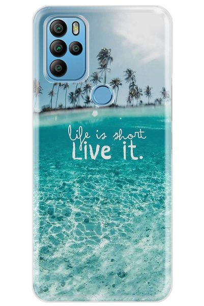 General Mobile Gm 21 Pro Case 0.4mm Laser Cut Silicone Cover Life Short