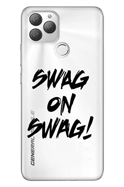 General Mobile Gm 22 Plus  Kılıf 0.4mm Lazer Kesim Silikon Stok:swag On