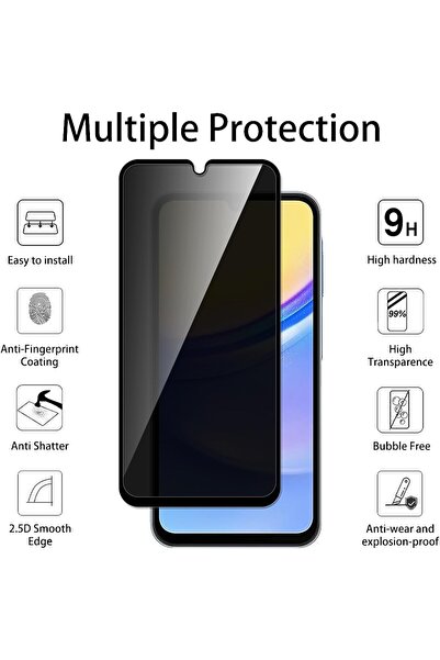 aheaks Samsung Galaxy A16 Nano Hayalet Ekran Koruyucu Kırılmaz Cam