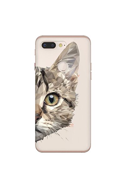 General Mobile Gm 9 Pro Uyumlu   Kılıf 0.4mm Lazer Kesim Silikon Kapak Kedi P...