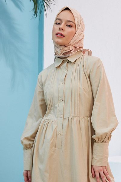 İpekhan Φουλάρι από βαμβακερή βισκόζη İpekhan Henna 1069-14