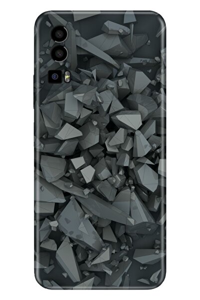 General Mobile Gm 23 - Gm 23 Se Kılıf Silikon Desenli Resimli Broken