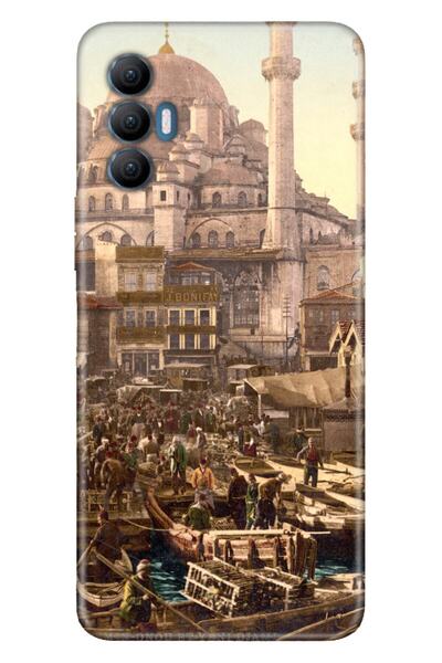 TECNO Spark 8 Pro Case Silicone Tioserisi Patterned Illustrated - Istanbul