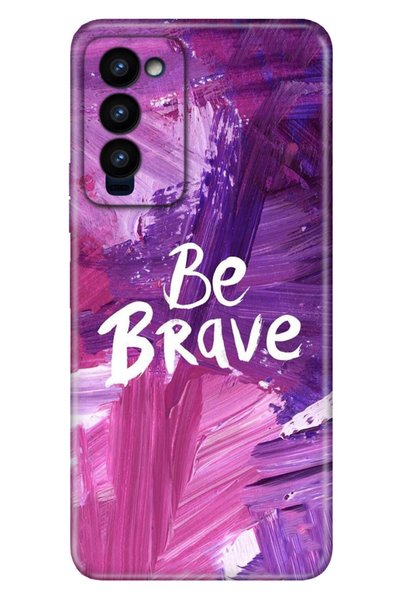 TECNO Camon 18 Compatible Case Colored Picture Silicone Be Brave