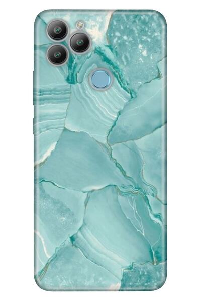 General Mobile Gm 22 / Gm 22S Case 0.4mm Laser Cut Silicone Cover Ruby