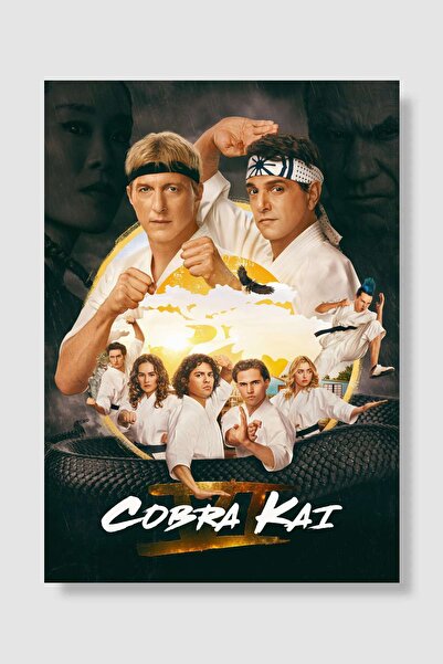 Mudi Store Cobra Kai Dizi Poster Çerçevesiz Yüksek Kalite Dizi Afiş Duvar Poster