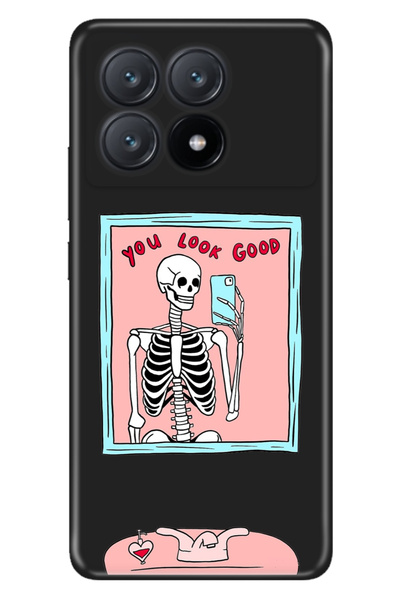 POCO X6 Pro 5G Uyumlu Kılıf Resimli Baskılı Nano Silikon You Look Good