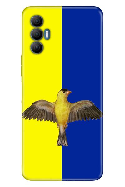 TECNO Spark 8 Pro Case Silicone Tioserisi Patterned Illustrated - My Yellow C...