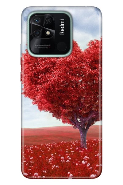 Cekuonline Xiaomi Redmi 10C Case Silicone Tioserisi Patterned Illustrated - H...