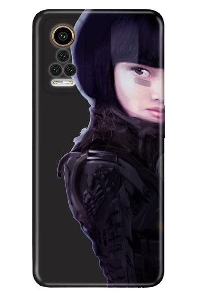 General Mobile Gm 22 Pro Case 0.4mm Laser Cut Silicone Cover Anime Girl