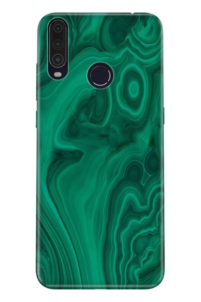 General Mobile Gm 20 Pro Case 0.4mm Laser Cut Silicone Cover Green Amethyst