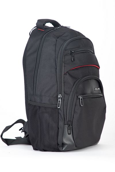 ESCAPE Black School and Daily Backpack with Laptop Compartment