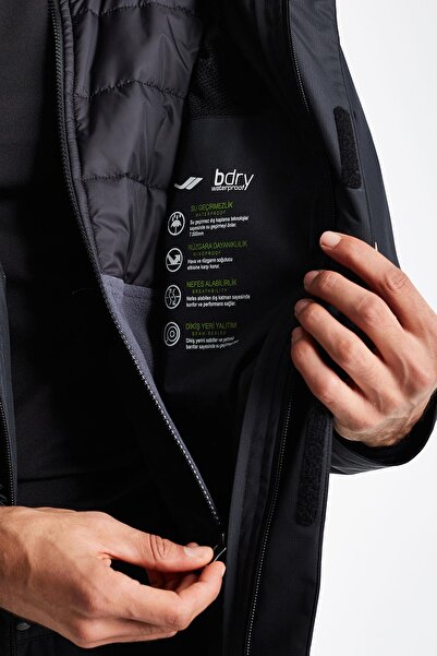 Lescon 24K-1054 Waterproof Men's 3in1 Coat