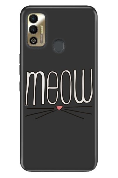 TECNO Spark 7t Case Tioserisi Illustrated Silicone Meow