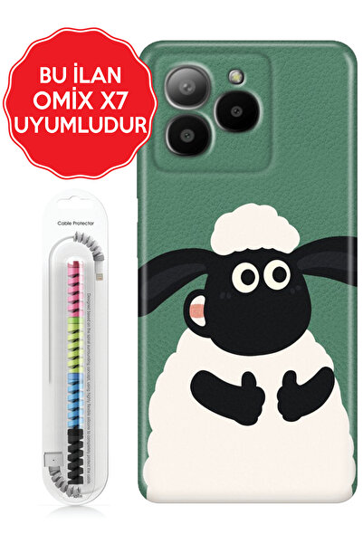 omix X3 X5 X6 X7 X300 X400 X500 X600 X700 Kılıf Figürlü Silikon Kuzucuk