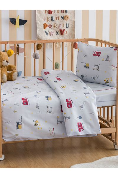 LC Waikiki Cute Toy Printed Woven Baby Bedding Set 100*150 cm