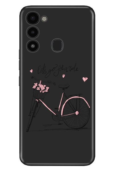 TECNO Spark 8C Case Silicone Moderna Patterned Bike Like