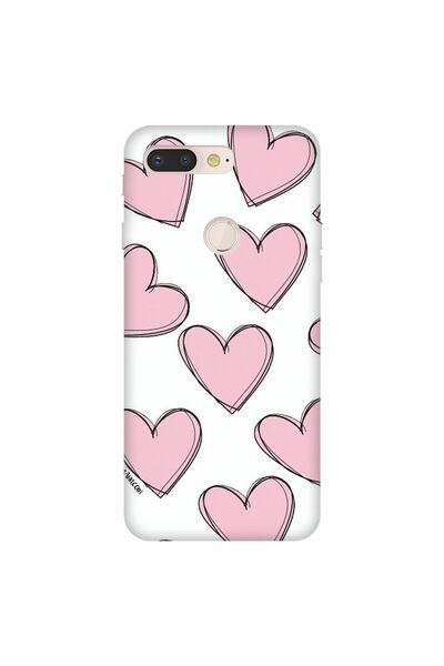 General Mobile Gm 9 Pro Uyumlu  Kılıf 0.4mm Lazer Kesim Silikon Kapak Pembe Ç...