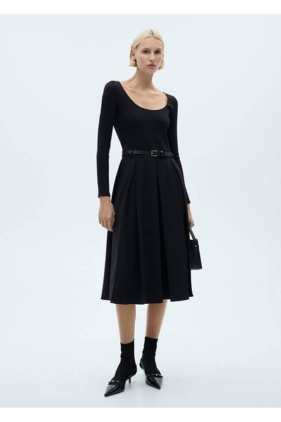 MANGO Woman BELT DRESS