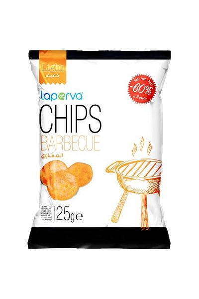 Laperva Light Chips, Barbecue, 25 Gm
