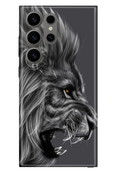 Cekuonline Samsung Galaxy S24 Ultra Compatible Case Silicone Patterned Illust...
