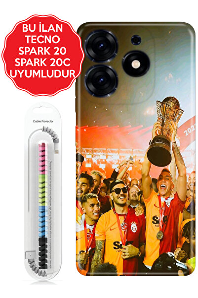 Cekuonline Spark 7T 8C 8T 9 10 10C 20 20C Pro 5G Kılıf APP-88865 Esnek Case ŞampiyonTR