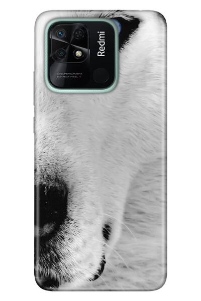 Cekuonline Xiaomi Redmi 10C Case Silicone Tioserisi Patterned Illustrated - H...