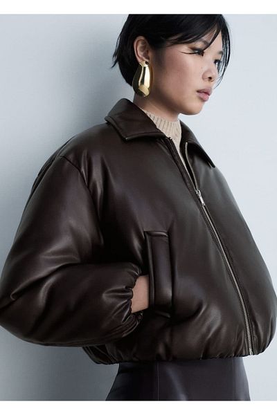 MANGO Woman Καπιτονέ bomber jacket